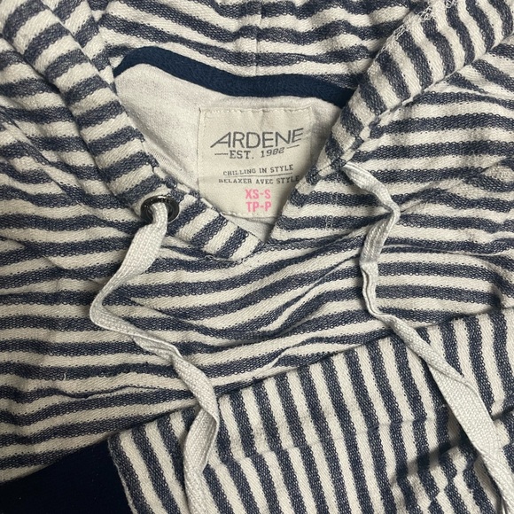 Ardene Hooded Striped Sweater - Picture 2 of 2